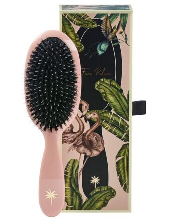 Rosa Fan Palm Hårbørste – Udsalg hos Hairtime!