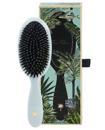 Blå Fan Palm Hårbørste – Fantastisk Tilbud til Hårpleje!