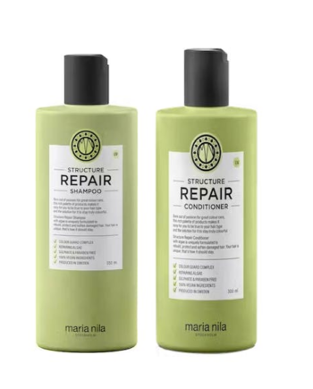 Maria Nila Structure Repair Shampoo & Conditioner 350 300 - Maria Nila Hairtime  - 7391681036000