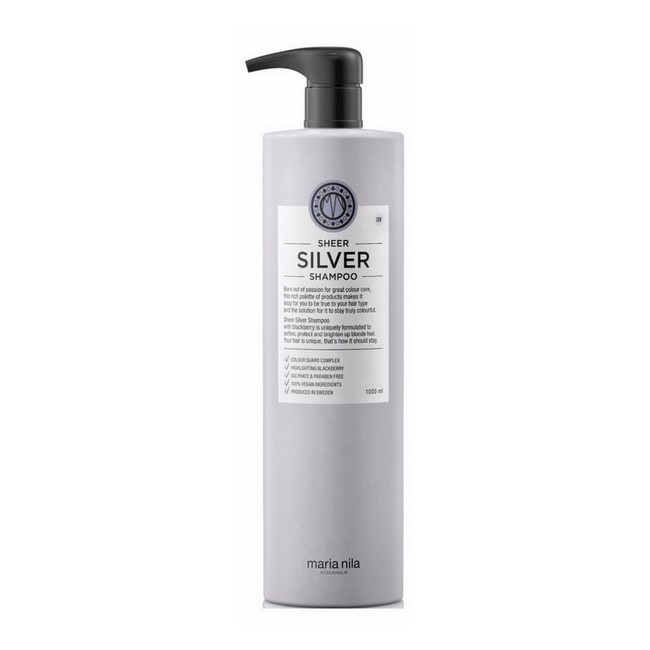 Sølv (Silver) Maria Nila Sheer Silver Shampoo 1000 - Maria Nila Hairtime  - 7391681036437