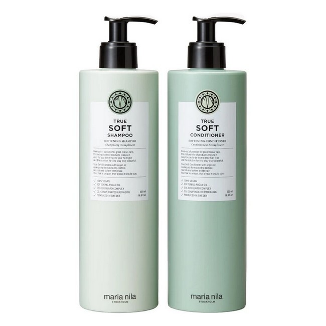 Maria Nila True Soft Duo Shampoo & Conditioner 500 - Maria Nila Hairtime  - 7391681405936