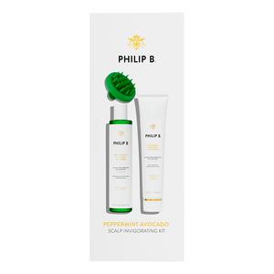 Philip Peppermint Avocado Scalp Invigorating Kit Stk - Philip B Hairtime  - 850014170936