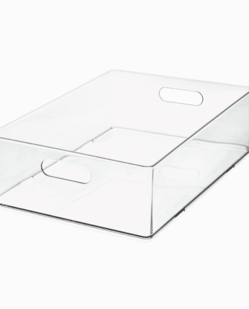 Transparent Hårtørrer Organizer 2cm 2cm 8cm The Home Edit - Idesign Hairtime  - 81492042891