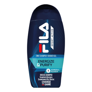 Fila Energizeamppurify Shower Gel 250 - Fila Hairtime - 8017331093023