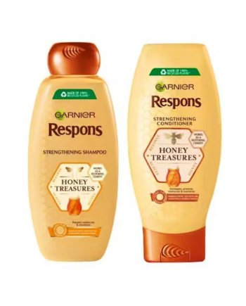 Garnier Respons Honey Treasure Shampoo & Conditioner 400 - Garnier Hairtime  - 3600541734210