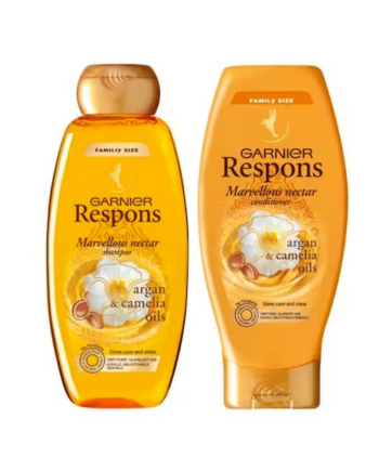 Garnier Respons Marvellous Nectar Shampoo & Conditioner 400 - Garnier Hairtime  - 3600541623590