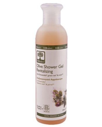 Oliven Shower Gel Fornyende 250 Bioselect - Bioselect Hairtime  - 5200306431101