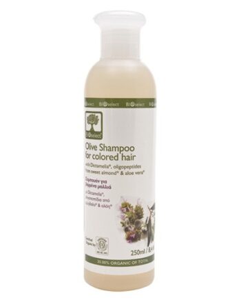 Shampoo Oliven Farvet Hår 200 Bioselect - Bioselect Hairtime  - 5200306431668