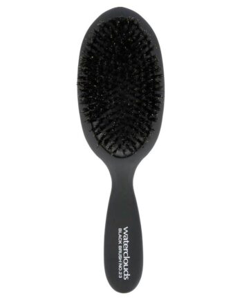 Sort Waterclouds Black Brush Natural Oval Stk - Waterclouds Hairtime  - 7350020922084