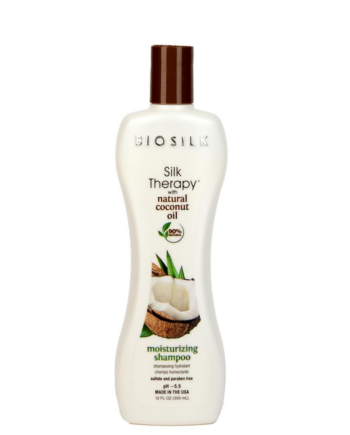 Biosilk Silk Therapy Coconut Oil Moisturizing Shampoo 355 - Biosilk Hairtime  - 0633911815922