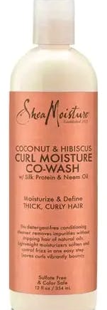 Shea Moisture Coconut & Hibiscus Wash Cleanser 237 - Shea Moisture Hairtime  - 0764302290636