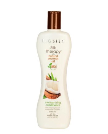 Biosilk Silk Therapy Coconut Oil Moisturizing Conditioner 355 - Biosilk Hairtime  - 0633911823842