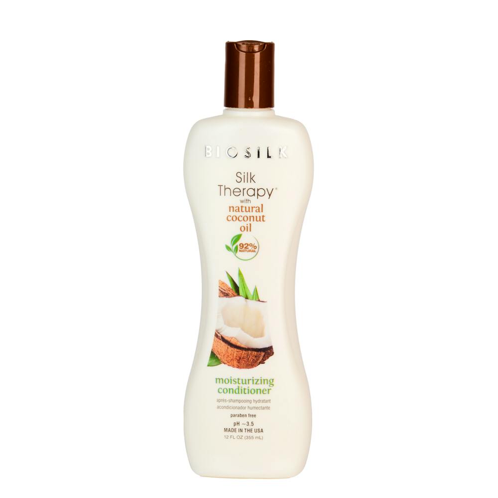 Biosilk Silk Therapy Coconut Oil Moisturizing Conditioner 355 - Biosilk Hairtime - 0633911823842