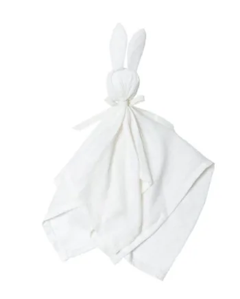 Grøn Nusseklud Med Kanin Gots Certificeret økologisk Bomuld 50x50 Balsam Cream Msli Green Cotton Soother - Müsli Hairtime  - 5714139549402