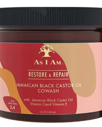 Sort Jamaican Black Castor Oil Cowash 454 - As I Am Hairtime  - 0858380035422