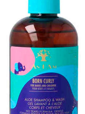 Born Curly Aloe Shampoo 240 - As I Am Hairtime  - 0858380035460