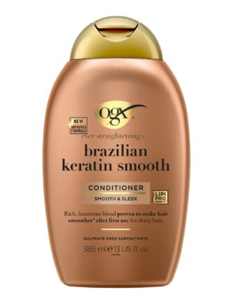 Ogx Brazilian Keratin Smooth Conditioner 385 - Ogx Hairtime  - 0022796976024