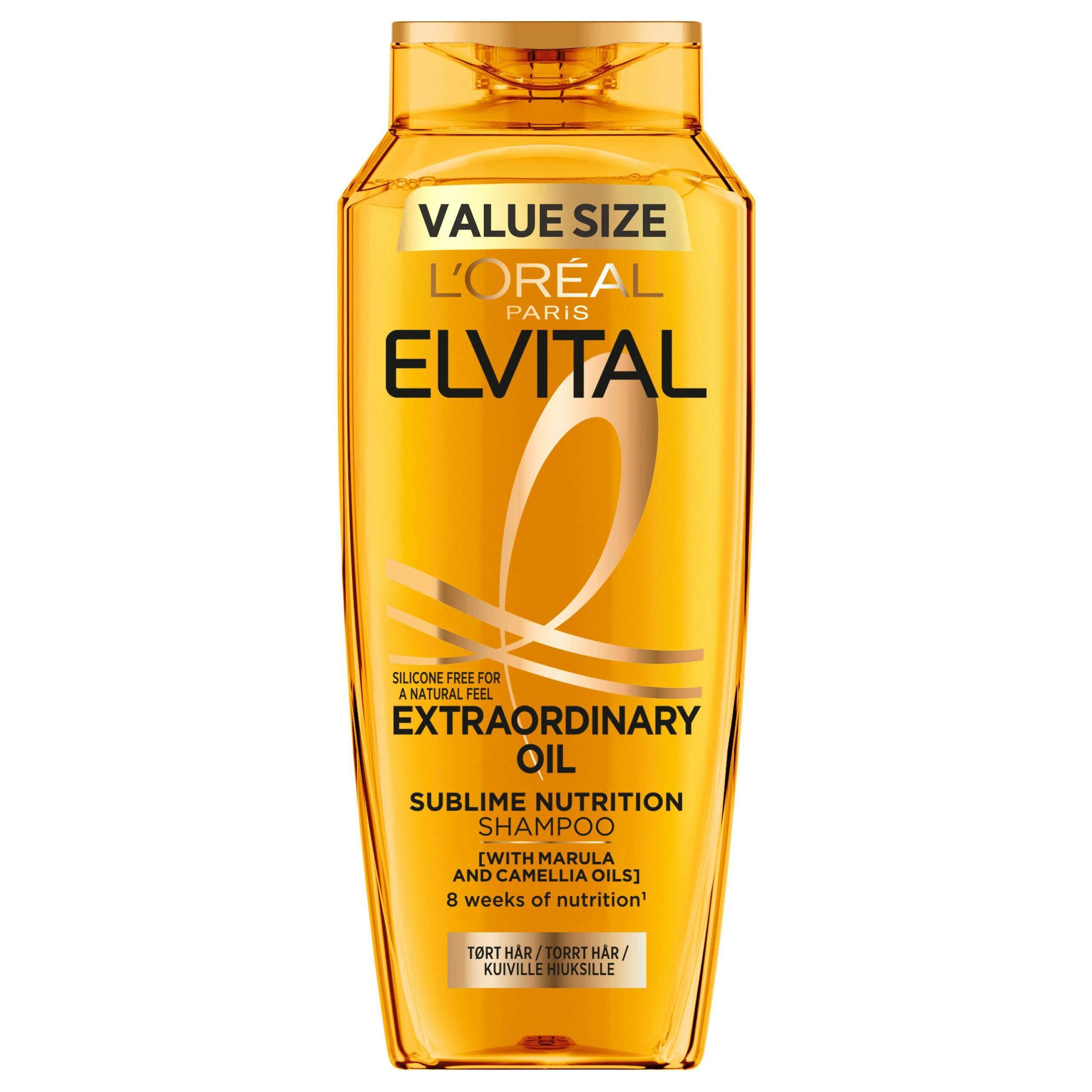 Amp Oral Paris Elvital Extraordinary Oil Shampoo 500 - Hairtime - 3600523209835