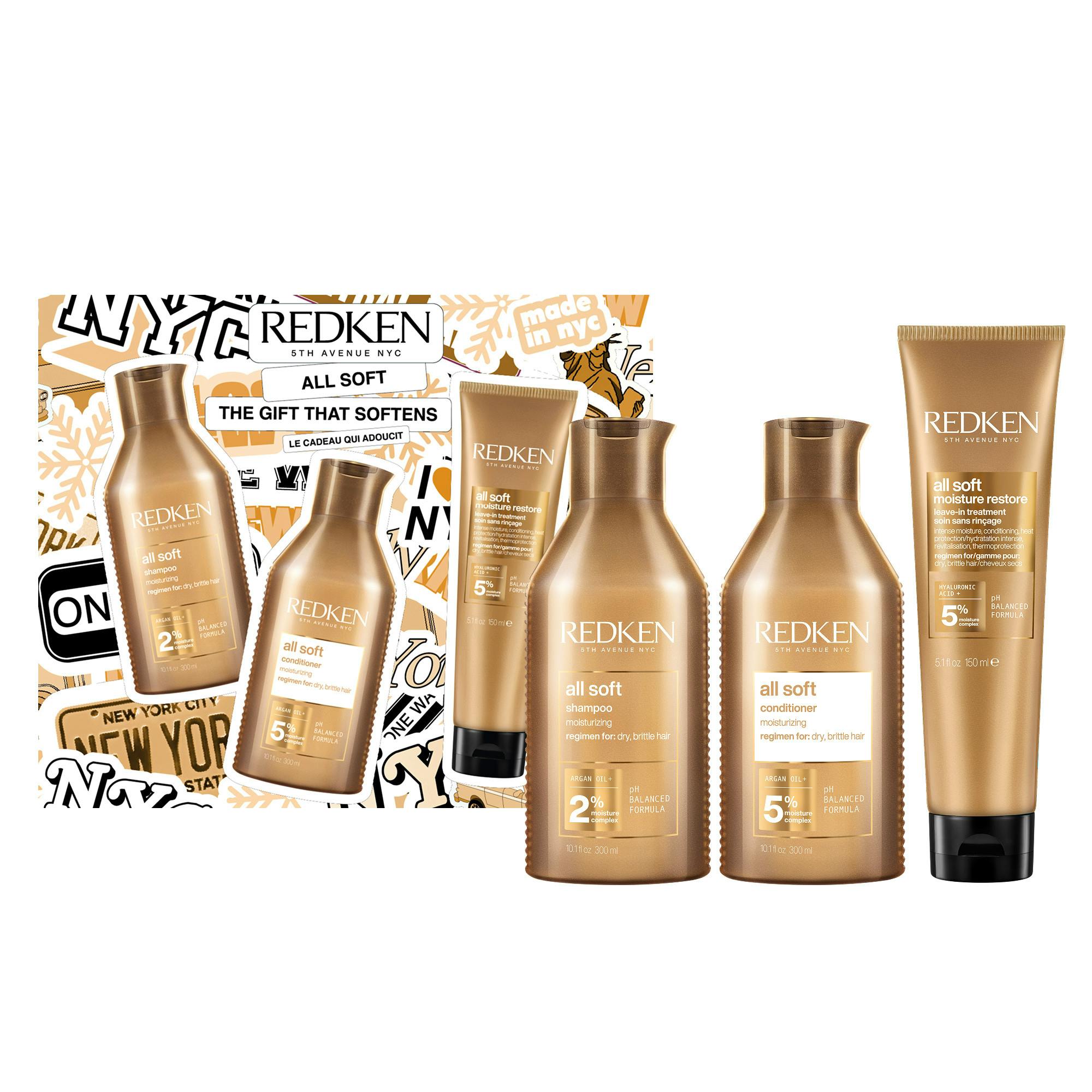 Redken All Soft Gift Set 250 300 - Redken Hairtime - 3474637318222