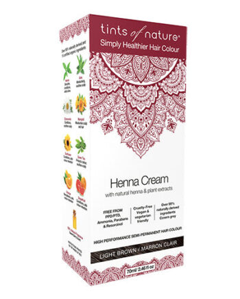 Tints Nature Hårfarve Henna Creme Light - Tints Of Nature Hairtime  - 704326425393