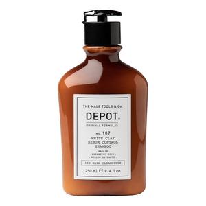 Hvid Depot 107 White Clay Sebum Control Shampoo 250 - Depot Hairtime  - 8032274086956