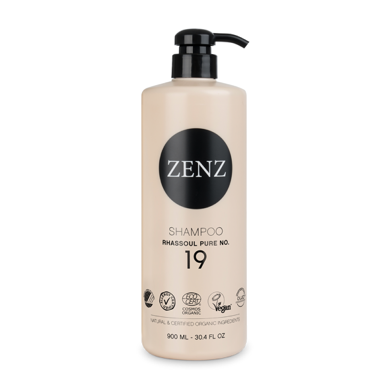 Zenz Shampoo Rhassoul Pure 900 - Zenz Organic Hairtime  - 5715012001987