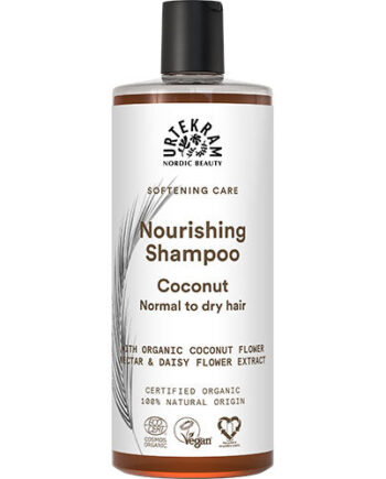 Veganskurtekram Shampoo Coconut - Urtekram Hairtime  - 5765228836866