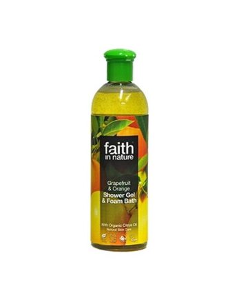 Showergel Grape Orange 400 Faith Nature - Faith In Nature Hairtime  - 708002041099