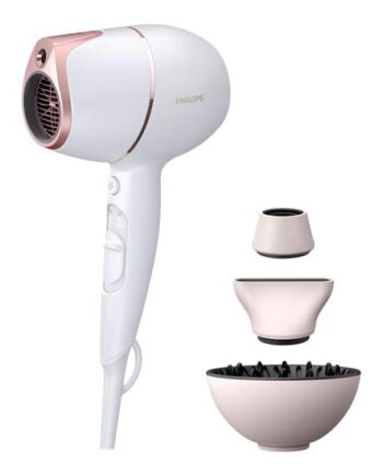 Hvid Philips Prestige Bhd628 Hårtørrer - Philips Hairtime