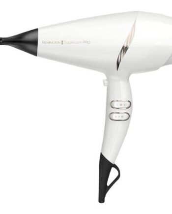 Hvid Remington Supercare Pro Ac7200w Hårtørrer Klassisk - Remington Hairtime