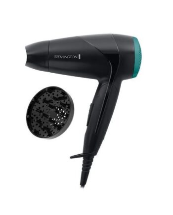 Sort Remington D1500 Hårtørrer 2000 Grøn - Remington Hairtime  - 4008496877461