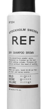 Ref Stockholm 204 Brown Dry Shampoo 200 - Ref Stockholm Hairtime  - 7350001697208