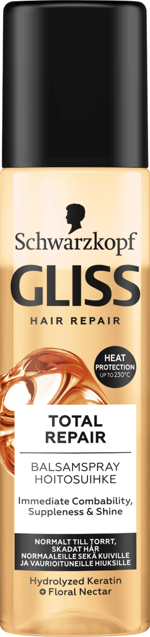 Schwarzkopf Gliss Total Repair Balsamspray 200 - Schwarzkopf Hairtime - 7332531118842