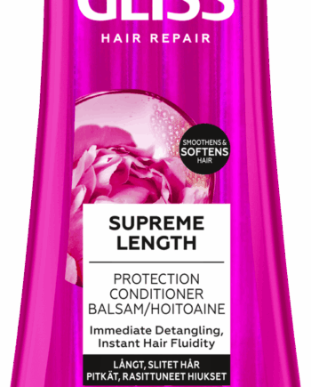 Schwarzkopf Gliss Supreme Length Conditioner 200 - Schwarzkopf Hairtime  - 7332531118286
