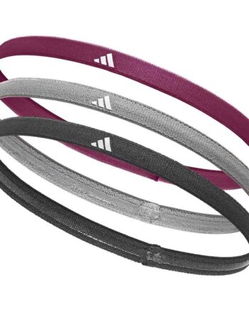 Adidas Pak Hårbånd Sort Grå Lilla - Adidas Hairtime  - 0885652020138