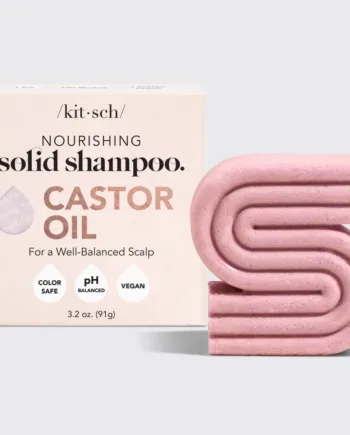 Kitsch Castor Oil Shampoo Bar Til TØrt & Beskadiget HÅr Shampoo Bar Kitsch Studiobuus - Kitsch Hairtime  - 819677025472