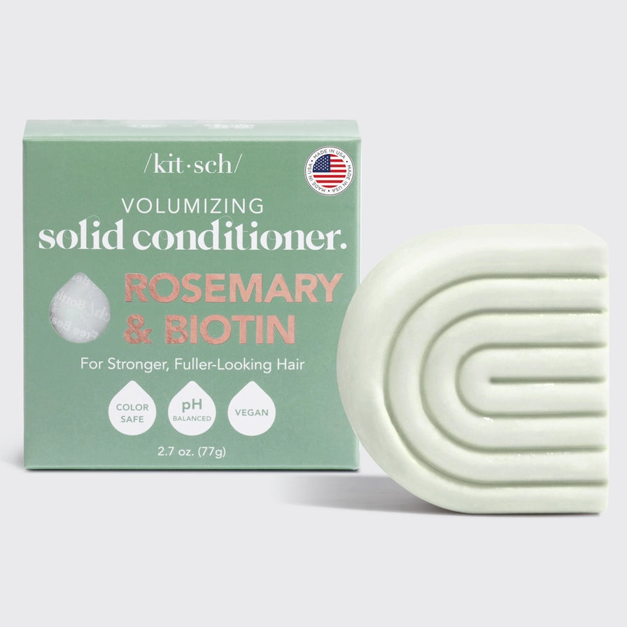 Kitsch Rosemary & Biotin Conditioner Bar Balsam Til Volume & HÅrvÆkst Conditioner Bar Kitsch Studiobuus - Kitsch Hairtime  - 810112564952