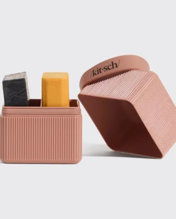 Kitsch Travel Case Med Rum Opbevaringsboks Til Shampoo & Balsam Bars Travel Case Med Rum Kitsch Studiobuus - Kitsch Hairtime  - 840455502755