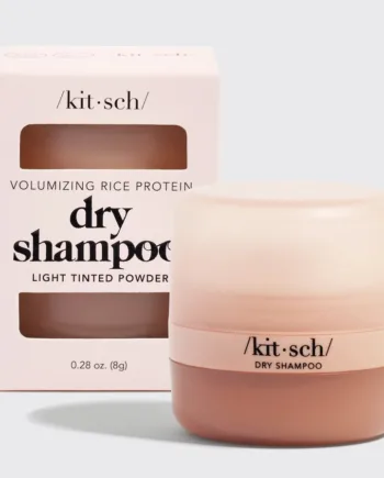 Kitsch Volumizing Rice Protein Dry Shampoo With Puff TØrshampoo Til Lyst HÅr Shampoo Bar Kitsch Studiobuus - Kitsch Hairtime  - 810112563856