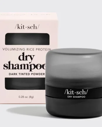 Kitsch Volumizing Rice Protein Dry Shampoo With Puff TØrshampoo Til MØrkt HÅr Shampoo Bar Kitsch Studiobuus - Kitsch Hairtime  - 810112565737