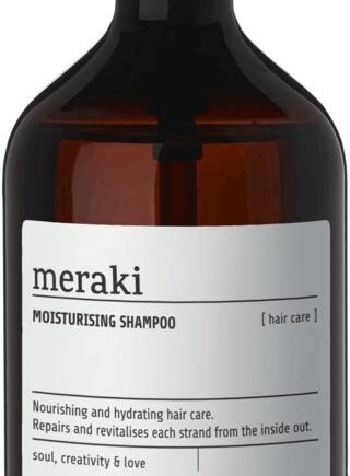 Hvid Shampoo Meraki Moisturising Fugtgivende Hårpleje Til Tørt Hår Med Provitamin Rødbedeekstrakt - Meraki Hairtime  - 5707644787322