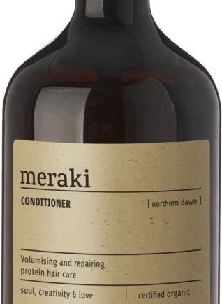 Sort Hårbalsam Meraki Northern Dawn økologisk Volumengivende Conditioner Med Aloe Vera & Citrusduft - Meraki Hairtime  - 5707644528123