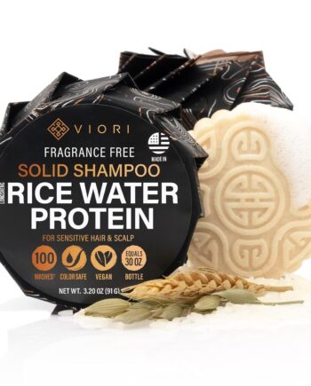 Viori Shampoo Bar Til Volume & Pleje Rice Water & Native Essence Shampoo Bar Viori Studiobuus - Viori Hairtime  - 195893517497
