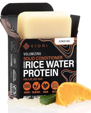 Viori Conditioner Bar Til Fugt & Glans Rice Water & Citrus Yao Conditioner Bar Viori Studiobuus - Viori Hairtime