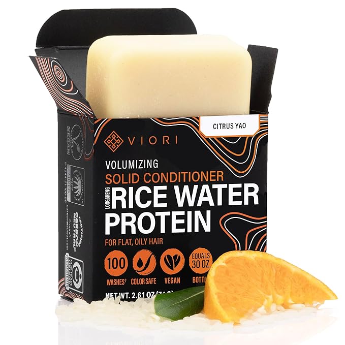 Viori Conditioner Bar Til Fugt & Glans Rice Water & Citrus Yao Conditioner Bar Viori Studiobuus - Viori Hairtime