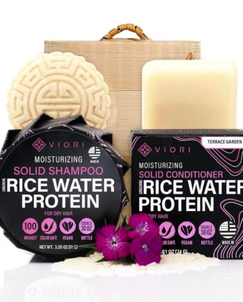 Viori Shampoo & Conditioner Bambusbox SÆt Rice Water & Terrace Garden Shampoo Bar Viori Studiobuus - Viori Hairtime  - 195893018826