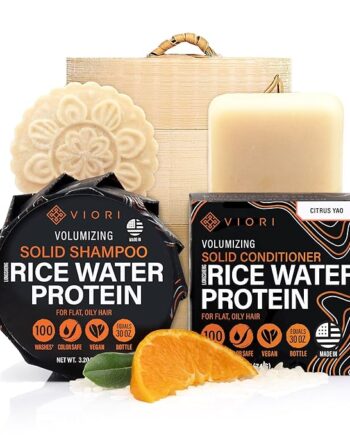 Viori Shampoo Bar Conditioner Bar Bambusbox SÆt Rice Water & Citrus Yao Shampoo Bar Viori Studiobuus - Viori Hairtime  - 195893428991