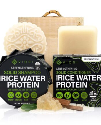 Viori Shampoo & Conditioner Bambusbox SÆt Rice Water & Hidden Waterfall Shampoo Bar Viori Studiobuus - Viori Hairtime  - 195893466610