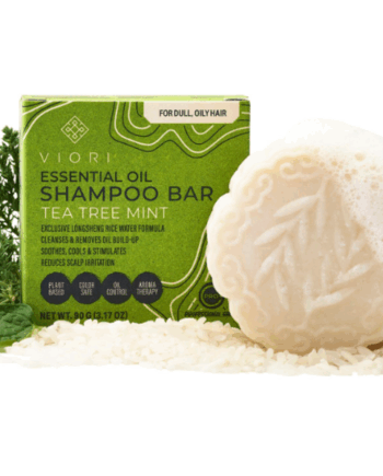Viori Shampoo Bar Til Styrke & Dybderens Rice Water & Tea Tree Mint Shampoo Bar Viori Studiobuus - Viori Hairtime  - 197644770427