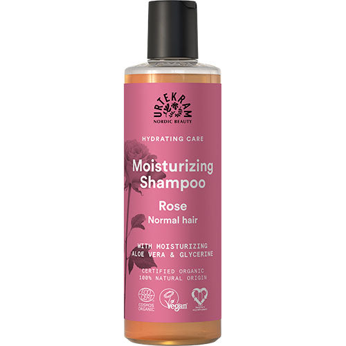 Veganskurtekram Shampoo Normalt Hår Rose - Urtekram Hairtime - 5765228837009